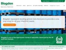 Tablet Screenshot of blagden.com